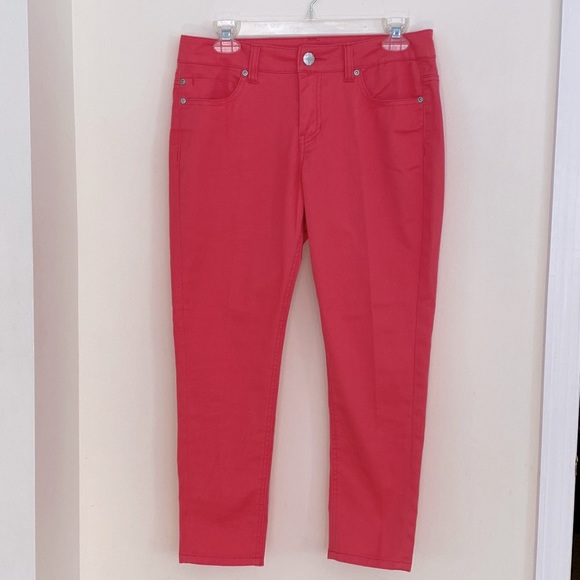 Liverpool Jeans Co. Abby Ankle Skinny Soft Stretchy Pants 8 Petite Fuchs… - Picture 1 of 11